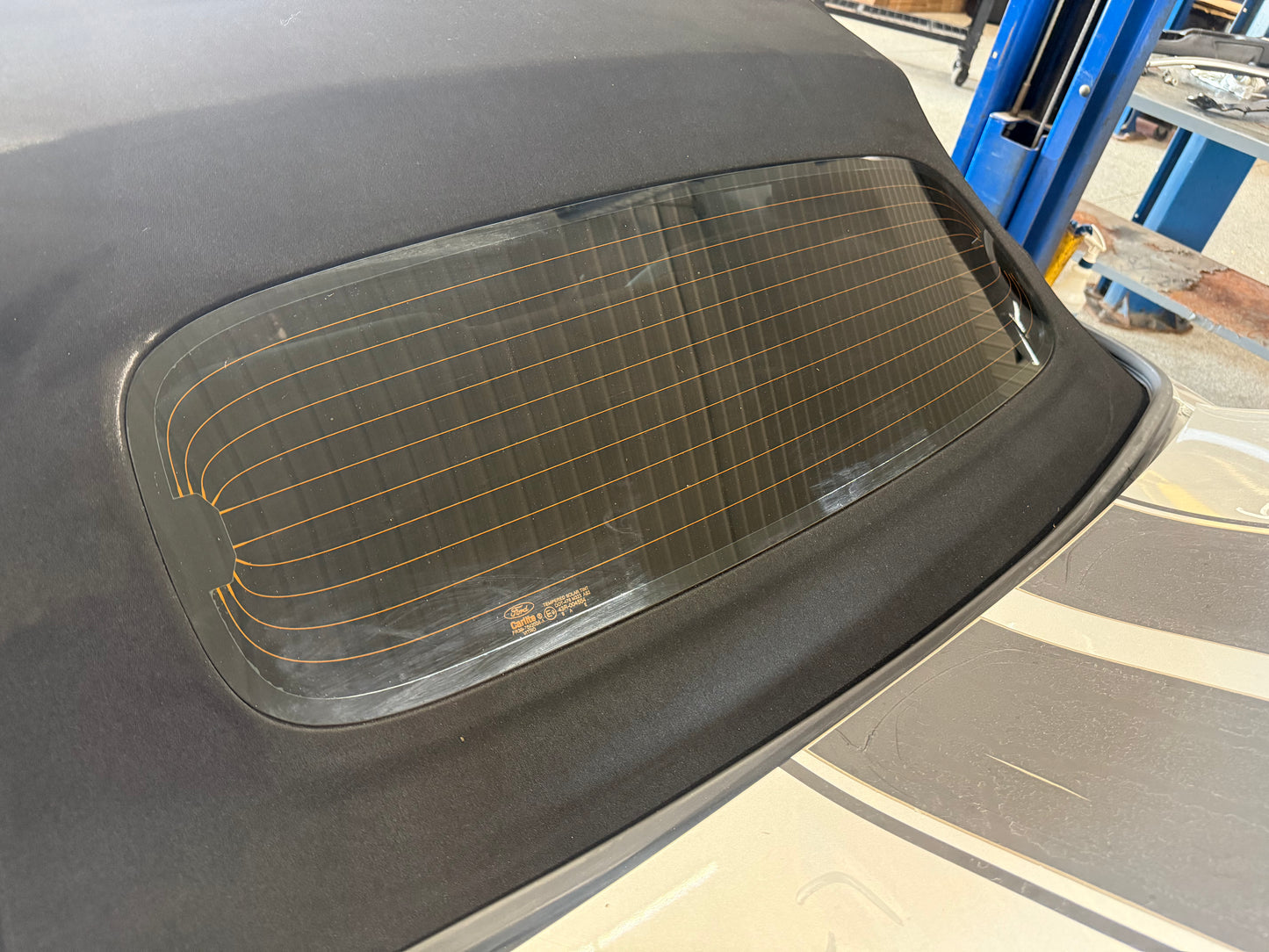2018-2023 Ford Mustang GT Convertible Top Assembly Black Cloth Frame Complete