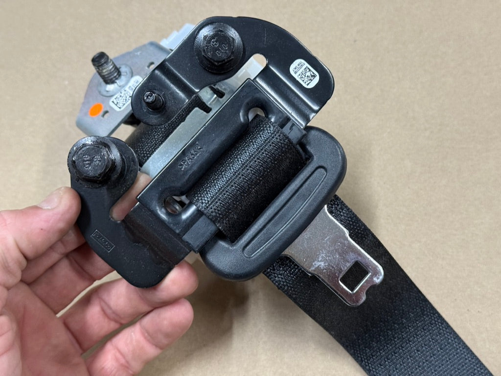 2023-2025 Ford F-250 F-350 Black Rear Center Seat Belt