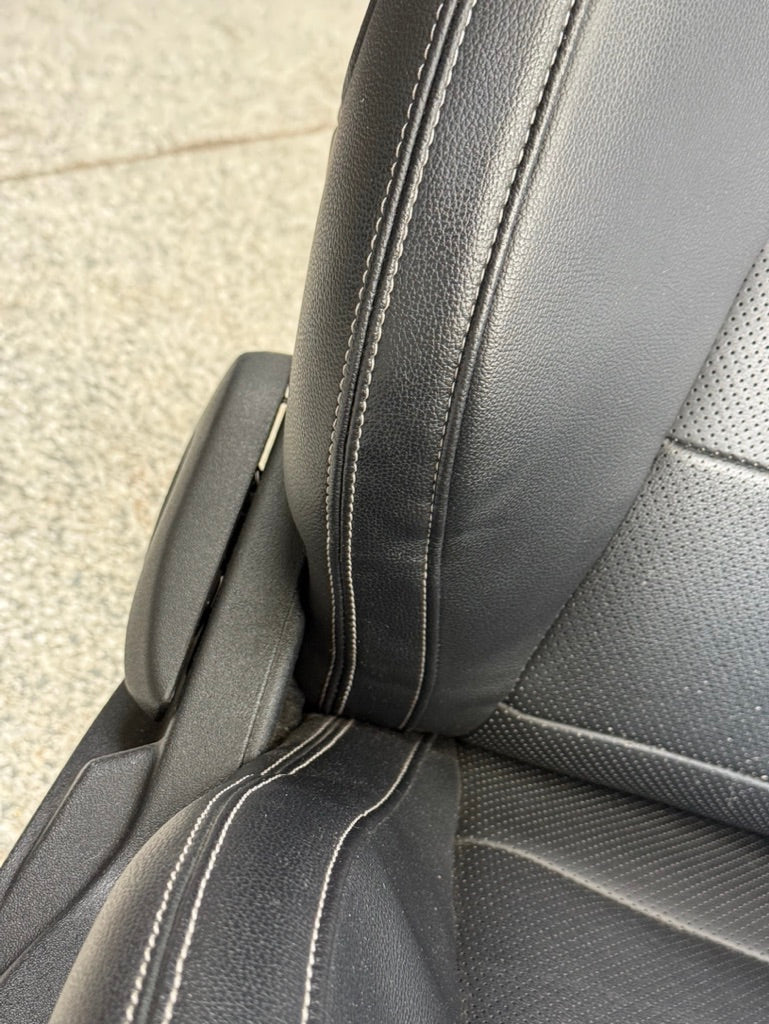 2015-2017 Ford Mustang GT Premium Leather Front Rear Seats Black Heated/Cooled
