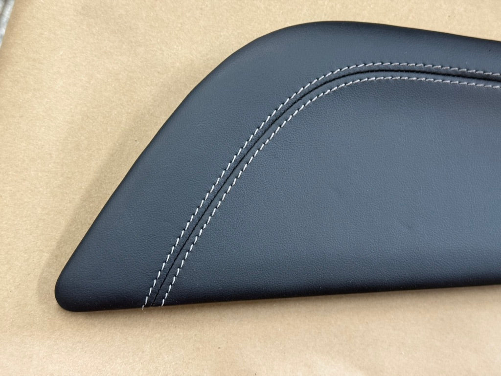 2024-2026 Ford Mustang Center Console Top Leather Wrapped Plastic Knee Pads