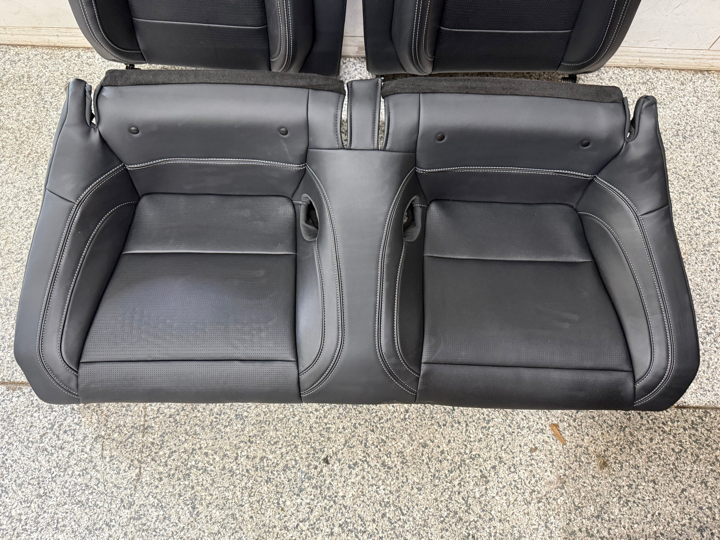 2024-2026 Ford Mustang GT Black Leather Coupe Front & Rear Seats