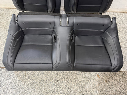 2024-2026 Ford Mustang GT Black Leather Coupe Front & Rear Seats