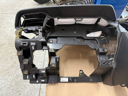 2015-2017 Ford Mustang GT 5.0 Leather Dash Pad Frame "Red Stitch"