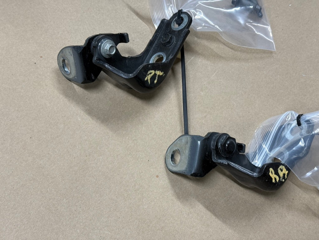 2024-2026 Ford Mustang Door Hinges RH Passenger Upper Lower "Black"