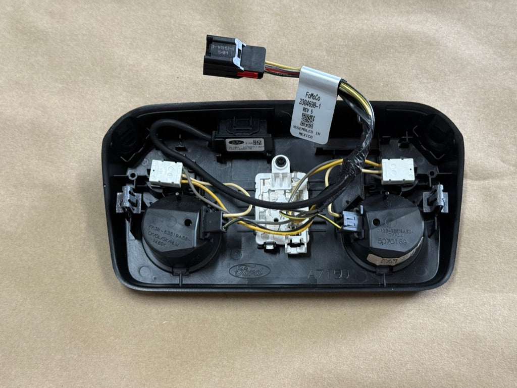 2015-2023 Ford Mustang GT GT500 Eco Dome Light Coupe Black Interior