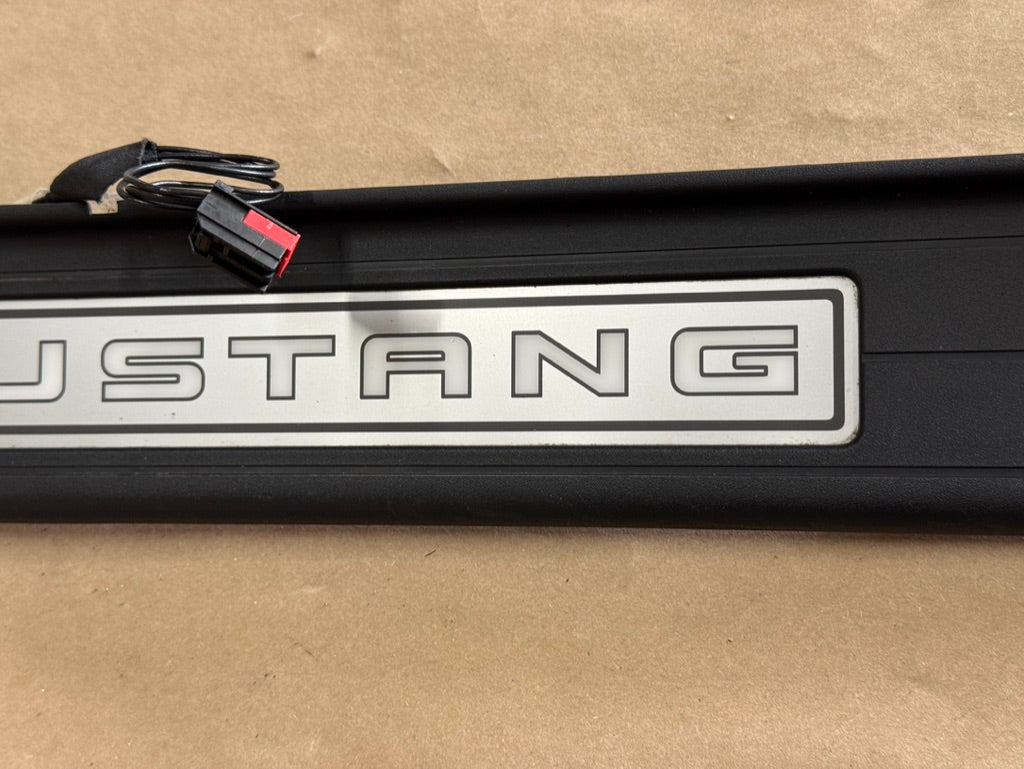 2015-2023 Ford Mustang "My Color" Sill/Scuff Plates Interior Trim Black