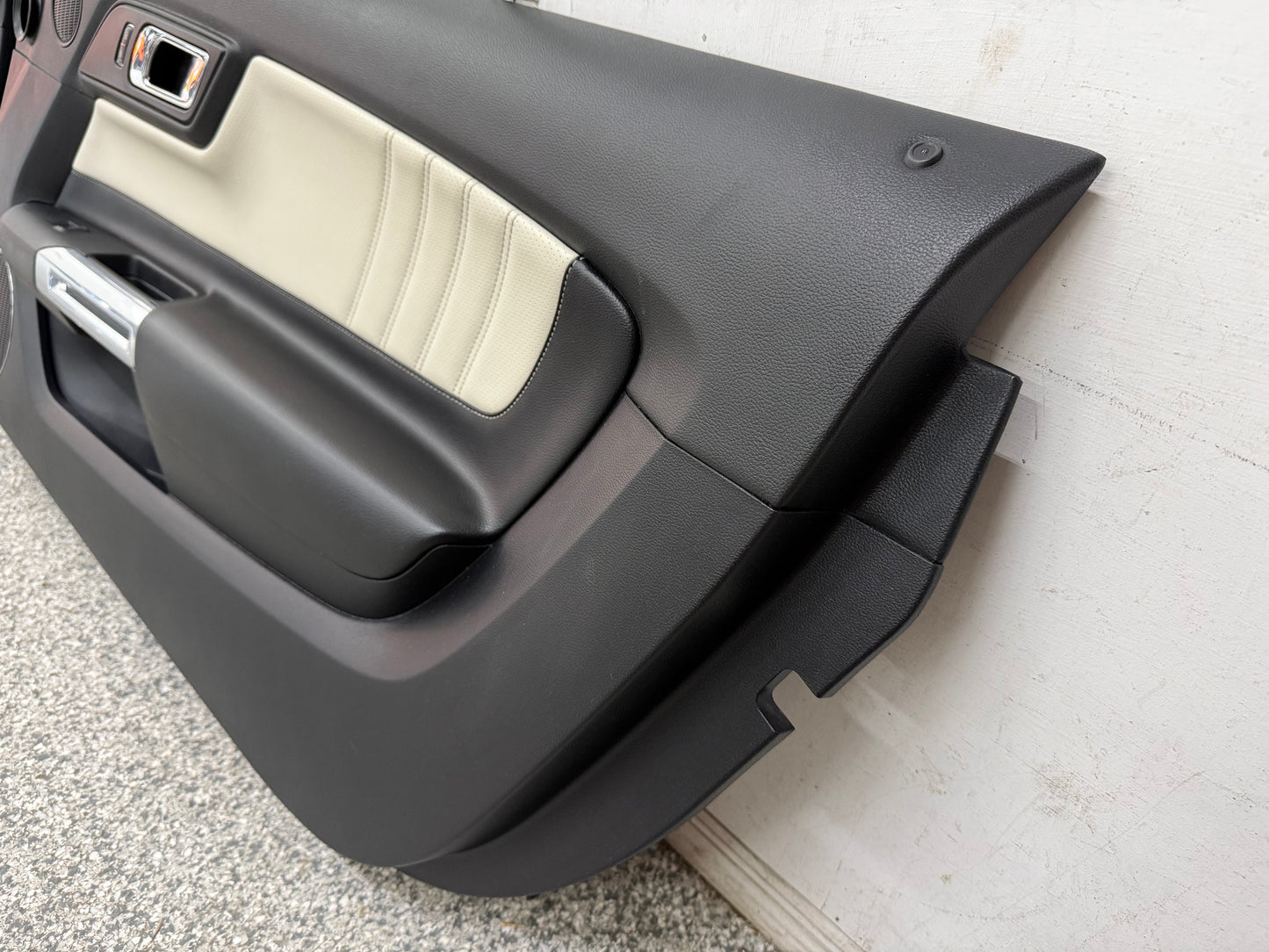 2015-2017 Ford Mustang 50th Anniversary Premium Leather Door Panels Pair