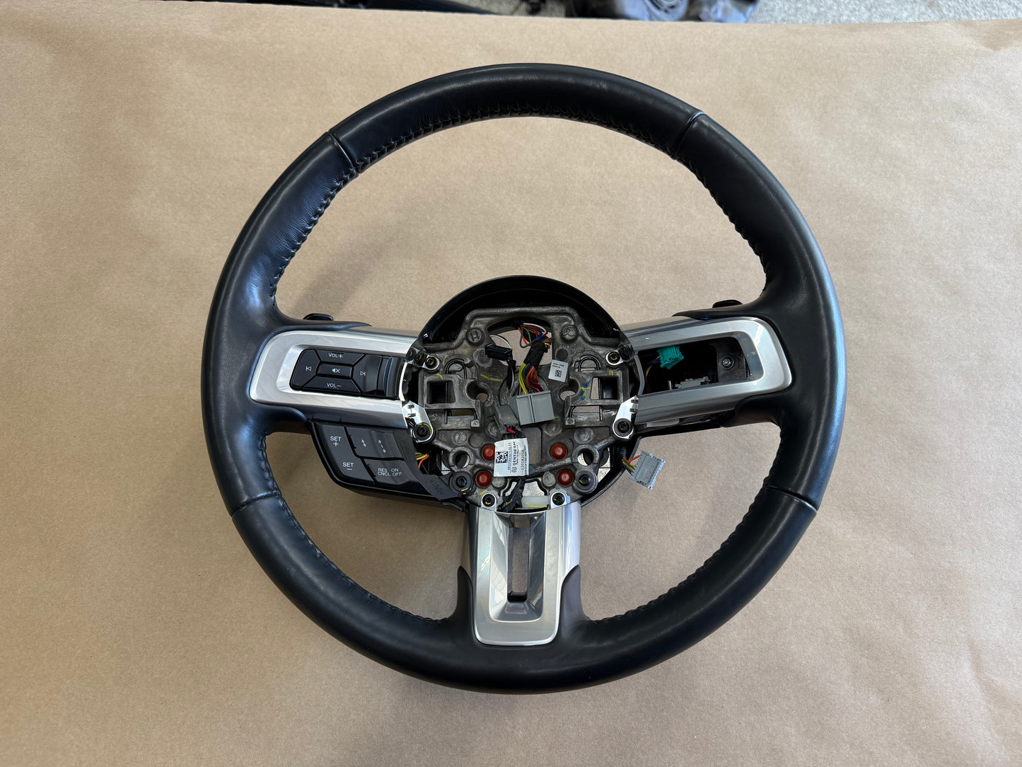 2018-2023 Mustang Leather Steering Wheel Automatic Paddle Shifters Heated
