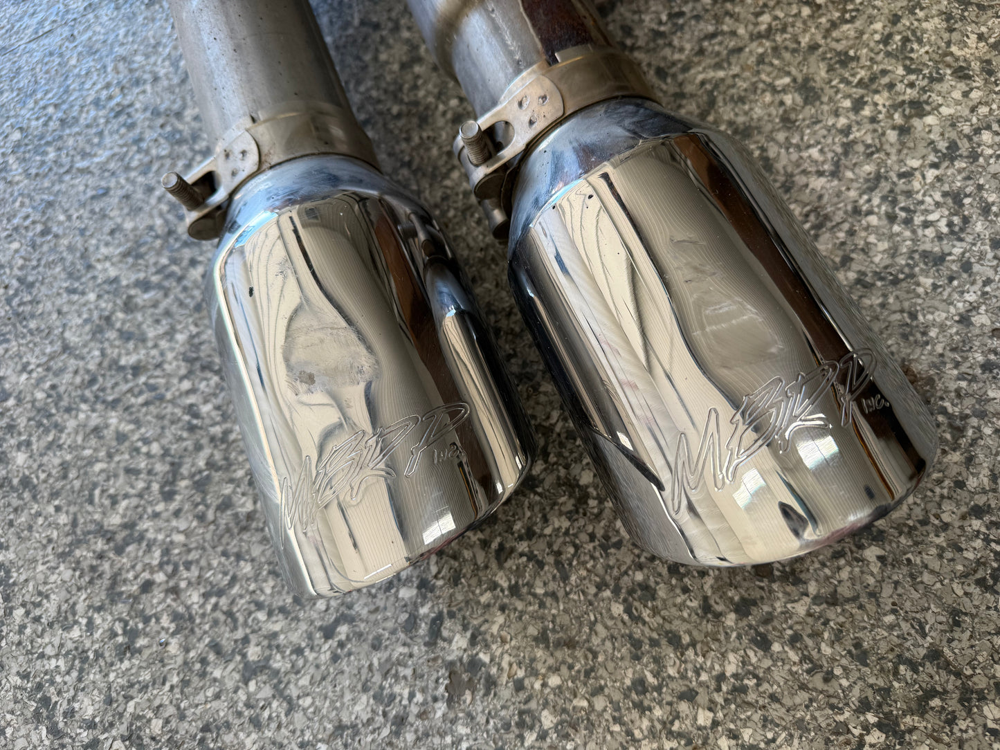 2018-2023 Ford Mustang GT 5.0L MBRP 3" Cat Back 4" Tips, Race Version (Damaged)