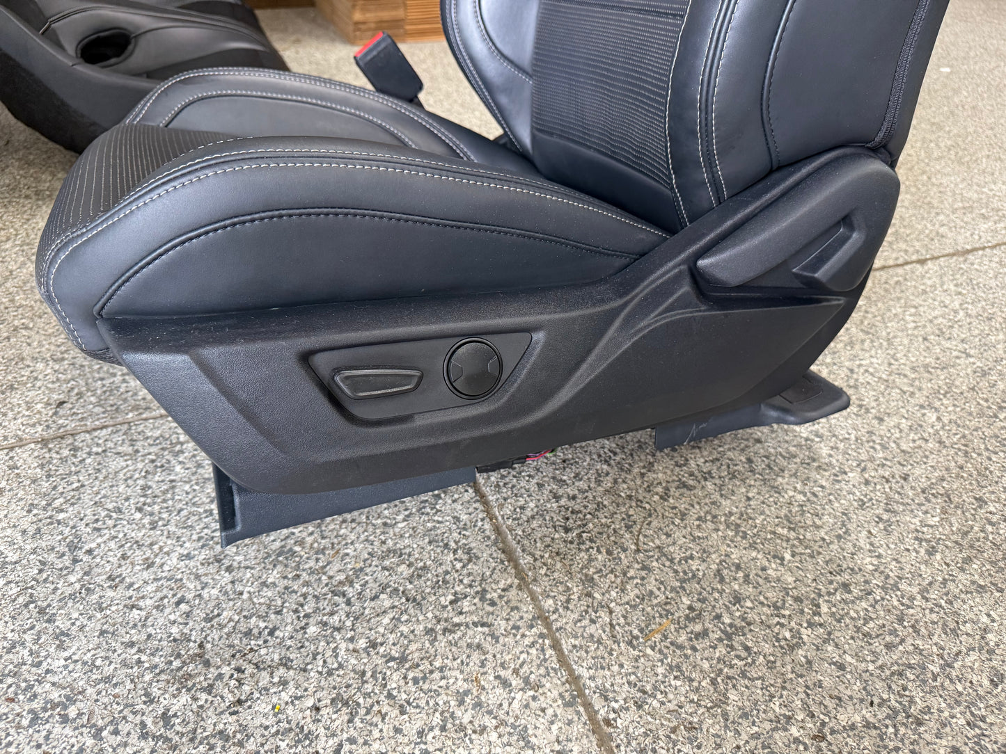 2024-2026 Ford Mustang GT Black Leather Coupe Front & Rear Seats