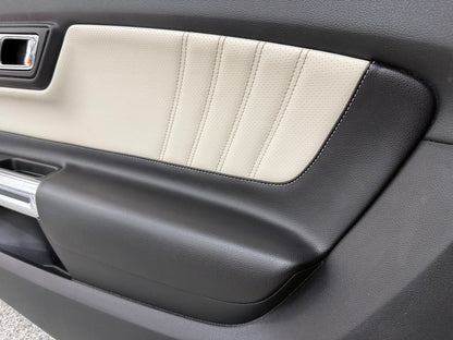 2015-2017 Ford Mustang 50th Anniversary Premium Leather Door Panels Pair