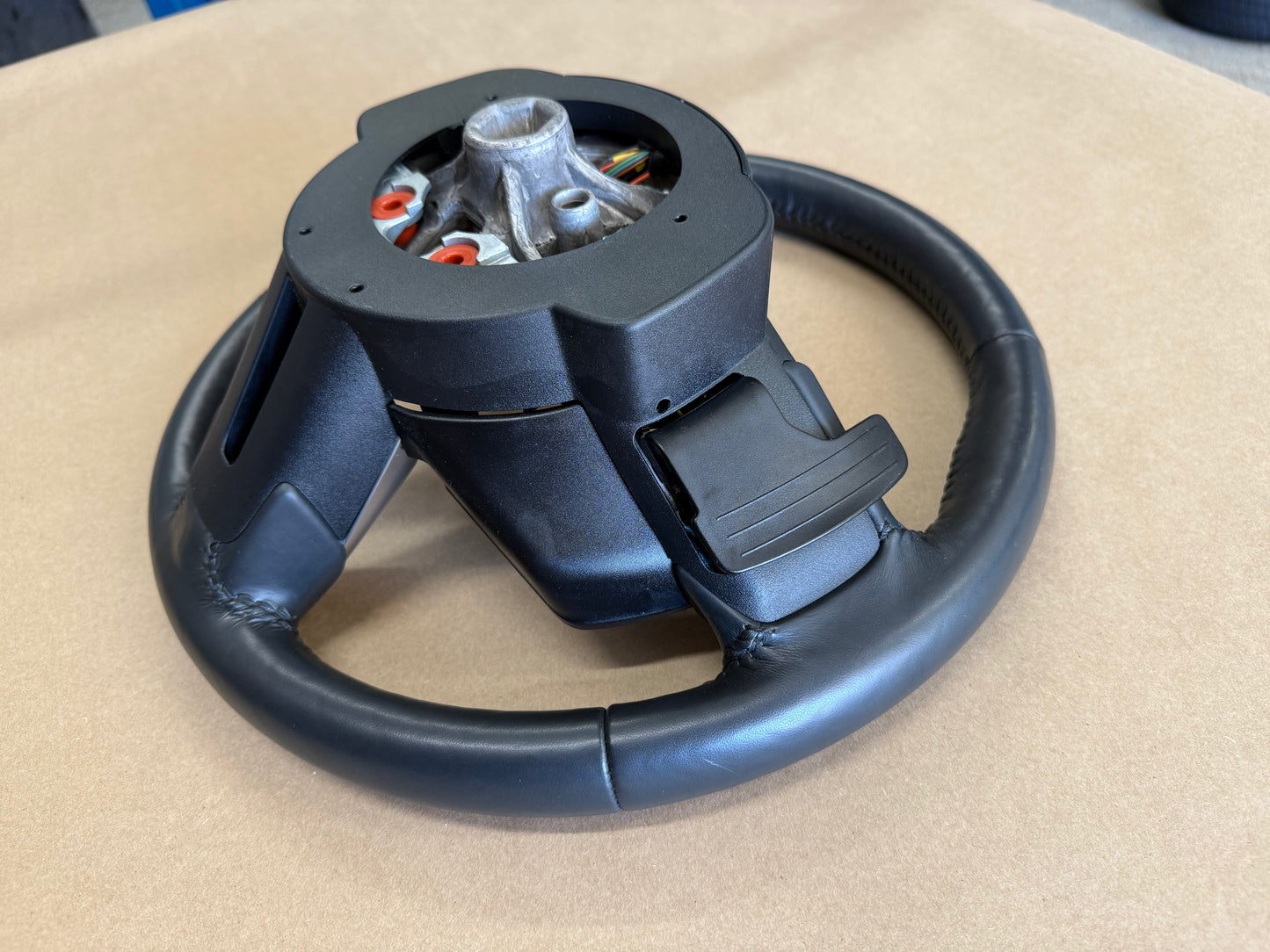 2018-2023 Mustang Leather Steering Wheel Automatic Paddle Shifters Heated