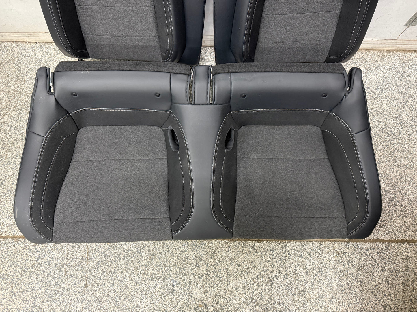 2024-2026 Ford Mustang GT Black Cloth Leather Seats Coupe