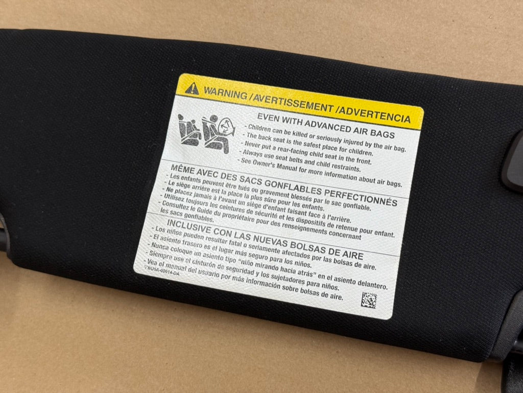 2015-2023 Ford Mustang Coupe Sun Visors Pair "Home Link"