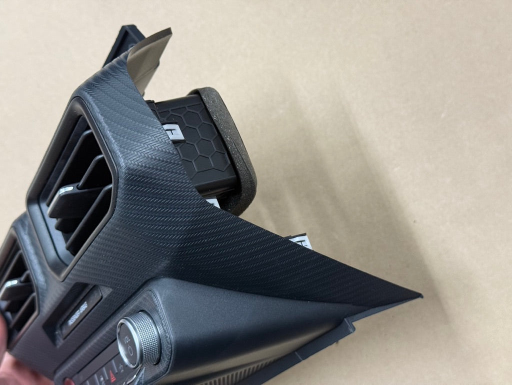 2024-2026 Ford Mustang S650 Center Dash Trim Air Vents Push Start Bezel Panel