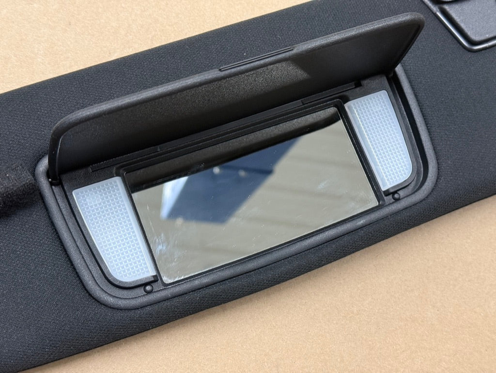 2015-2023 Ford Mustang Coupe Sun Visors Pair "Home Link"