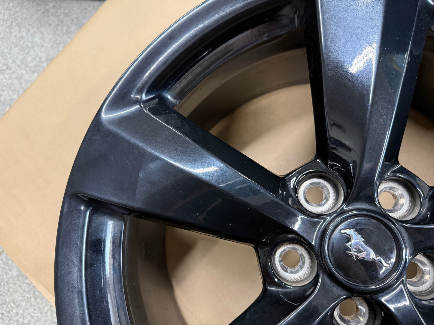 2015-2023 Ford Mustang GT Black Wheel Rim 19x8.5"