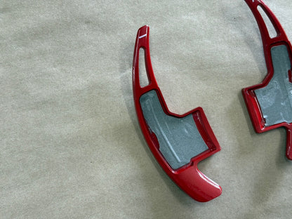 2015-2023 Ford Mustang Auto Paddle Shifter Extensions "Red"