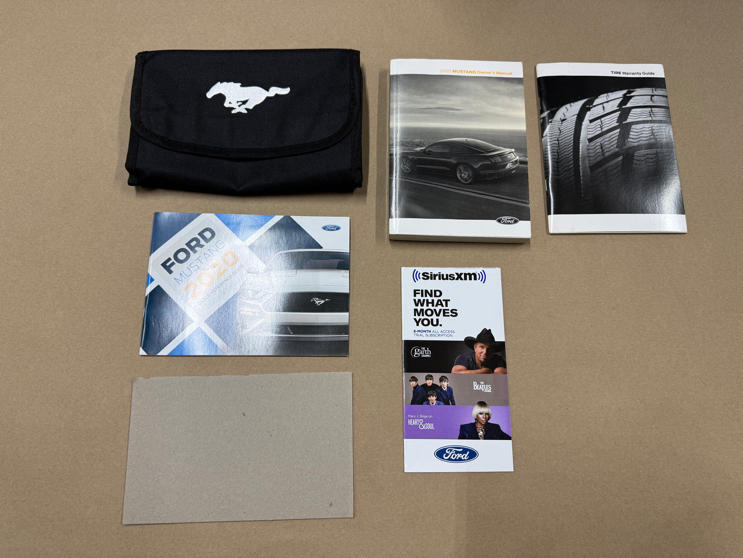 2020 Ford Mustang GT Owners Manual And Literature w/Cover