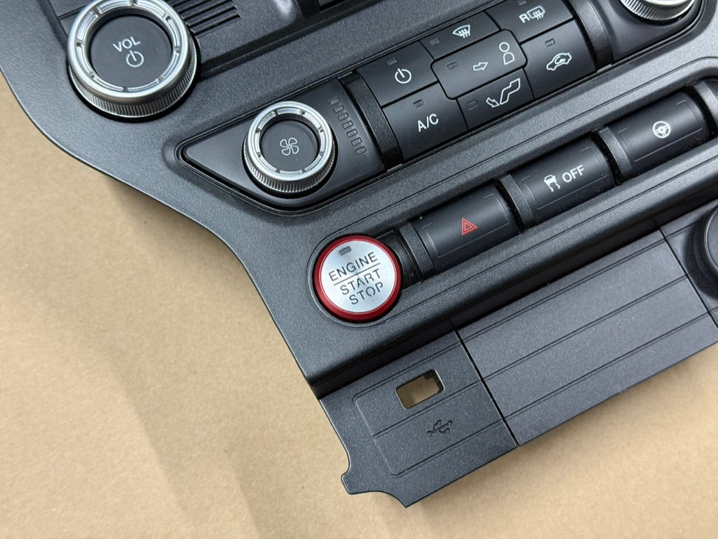 2018-2023 Ford Mustang GT Face Plate Radio Trim Piece
