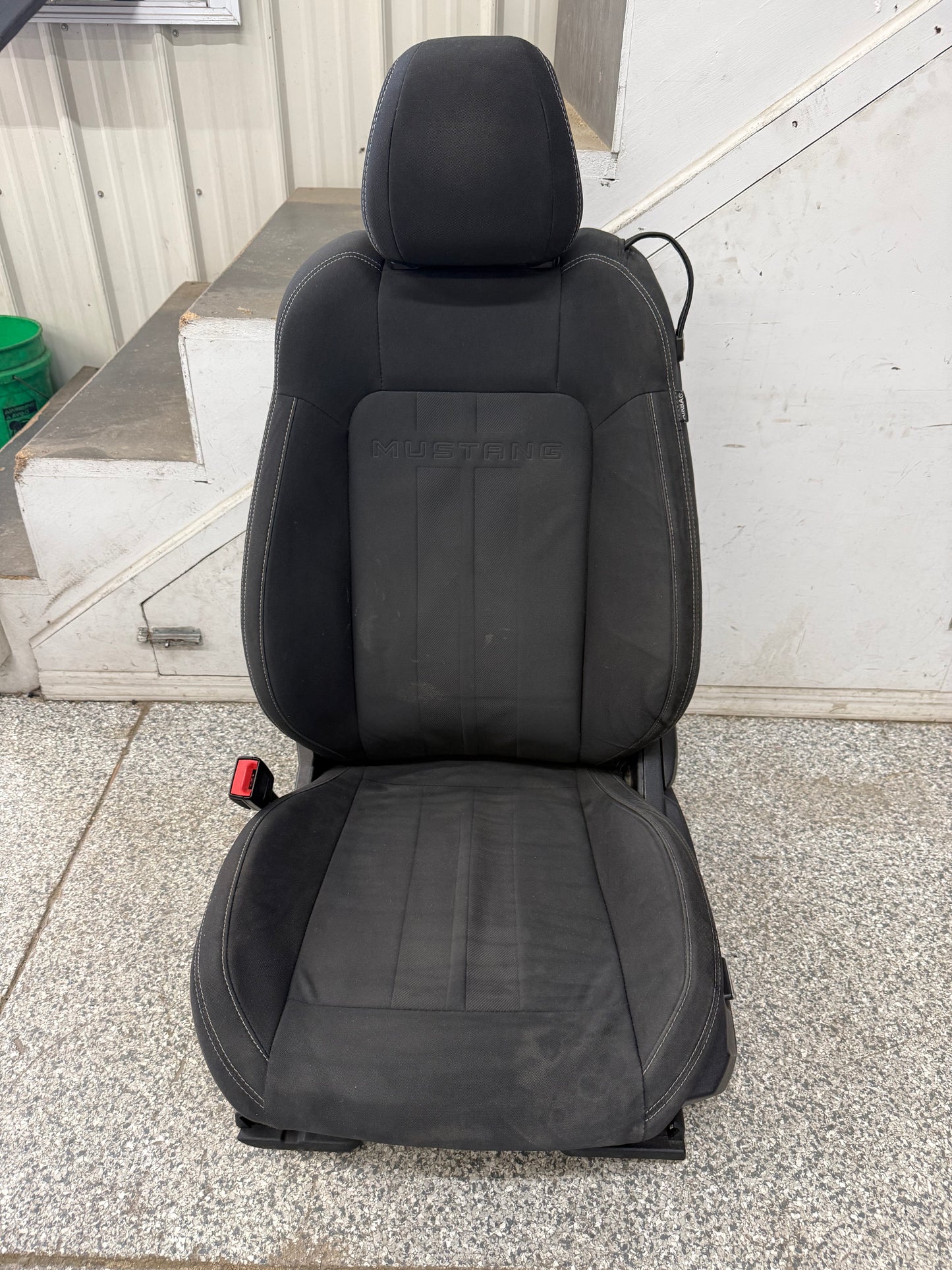 2018-2023 Ford Mustang GT Coupe LH Driver Seat Black Cloth
