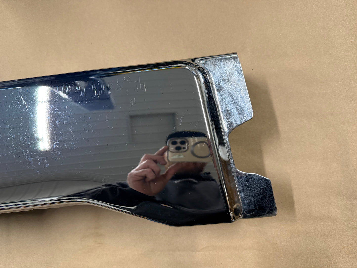 2023-2025 FORD F-250 F-350 LH DRIVER SIDE REAR BUMPER END CAP CHROME