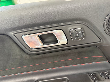 2018-2023 Ford Mustang LH RH California Special Door Panels Pair Red Stitch