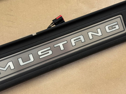2015-2023 Ford Mustang "My Color" Sill/Scuff Plates Interior Trim Black