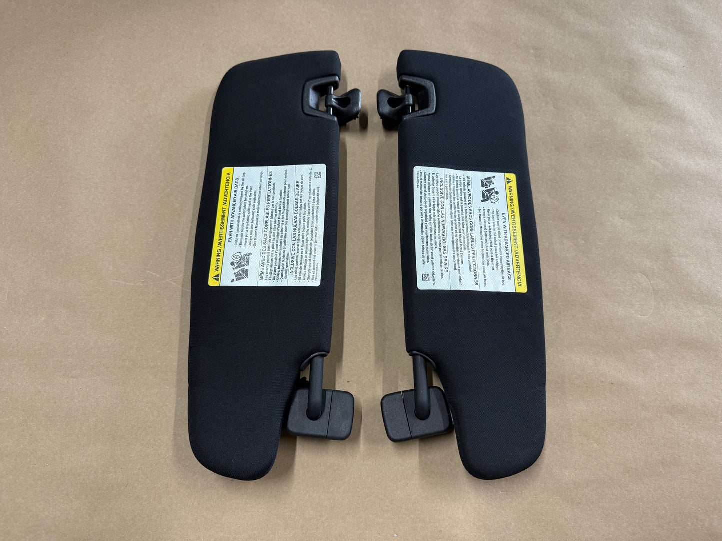 2015-2023 Ford Mustang Coupe Sun Visors Pair