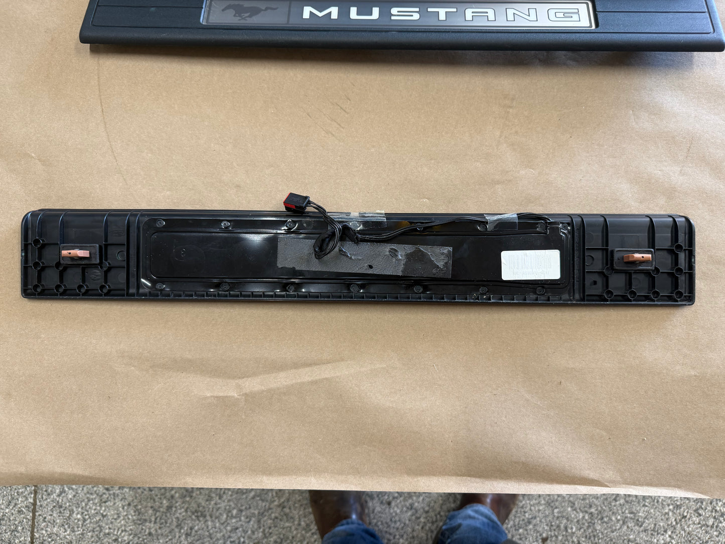 2015-2023 Ford Mustang "My Color" Sill/Scuff Plates Interior Trim Black