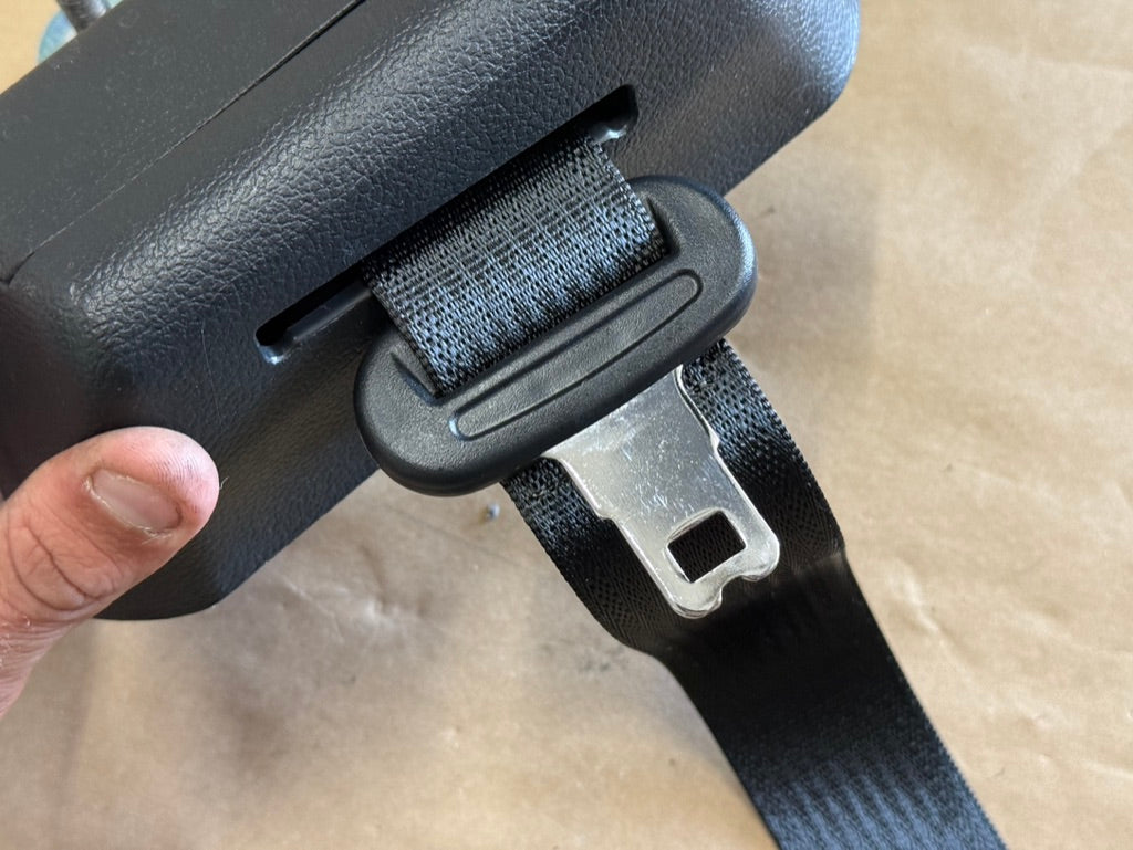 2017-2022 Ford F-250 F-350 Black Rear Center Seat Belt