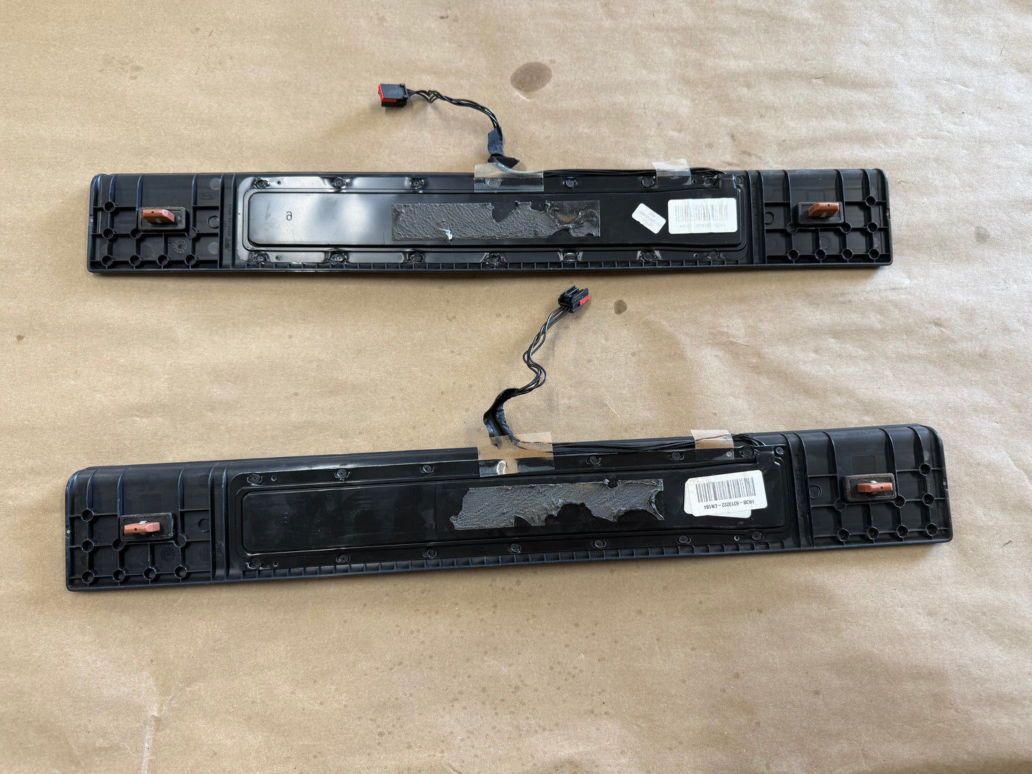 2024-2026 Ford Mustang "My Color" Sill/Scuff Plates Interior Trim Black