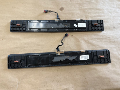 2024-2026 Ford Mustang "My Color" Sill/Scuff Plates Interior Trim Black