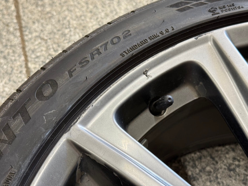 2015-2023 Ford Mustang GT Wheel Rim 19"x8.5" Fortune Viento 255/40/19