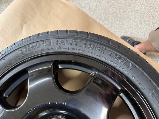 2015-2026 Ford Mustang GT Spare Tire 155/60/18 "Black"