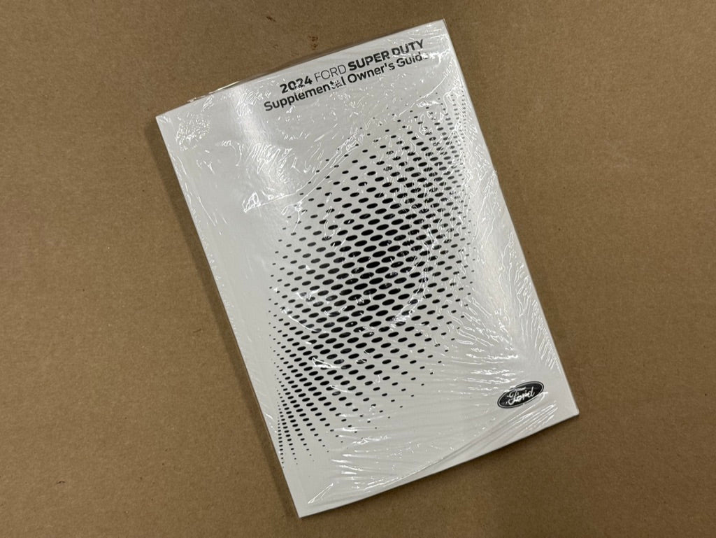 2024 Ford F-250 Supplemental Owner’s Guide Manual Kit US/CA RC3J19G219AA