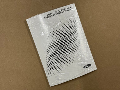 2024 Ford F-250 Supplemental Owner’s Guide Manual Kit US/CA RC3J19G219AA