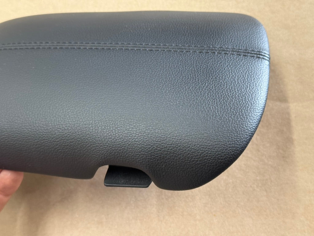 2015-2023 Ford Mustang Center Top Console Lid Armrest Black Stitching