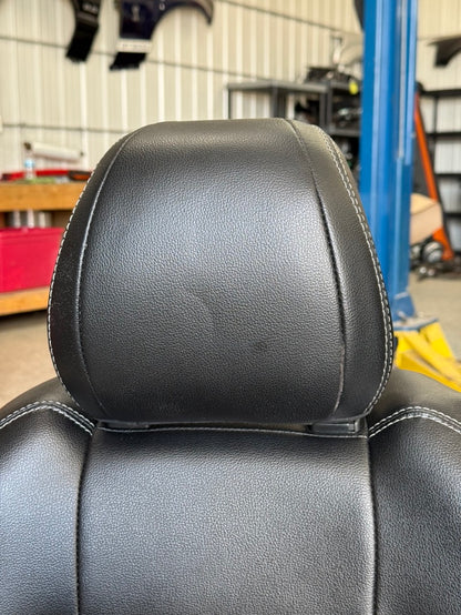 2018-2023 Ford Mustang GT Leather/Suede Set of Seats Black Heated/Cooled