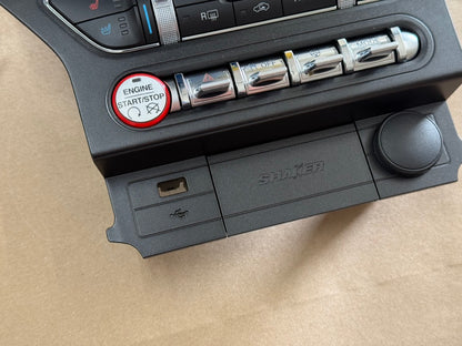 2015-2017 Ford Mustang GT Face Plate Premium Radio Trim Piece