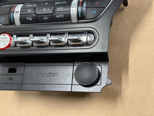 2015-2017 Ford Mustang GT Face Plate Premium Radio 8 inch Trim Piece