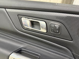 2024-2026 Mustang GT EcoBoost LH RH Premium Leather Insert Door Panels Pair