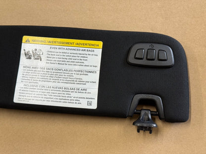 2015-2023 Ford Mustang Coupe Sun Visors Pair "Home Link"