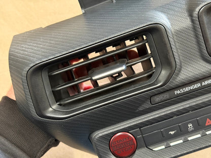 2024-2026 Ford Mustang S650 Center Dash Trim Air Vents Push Start Bezel Panel