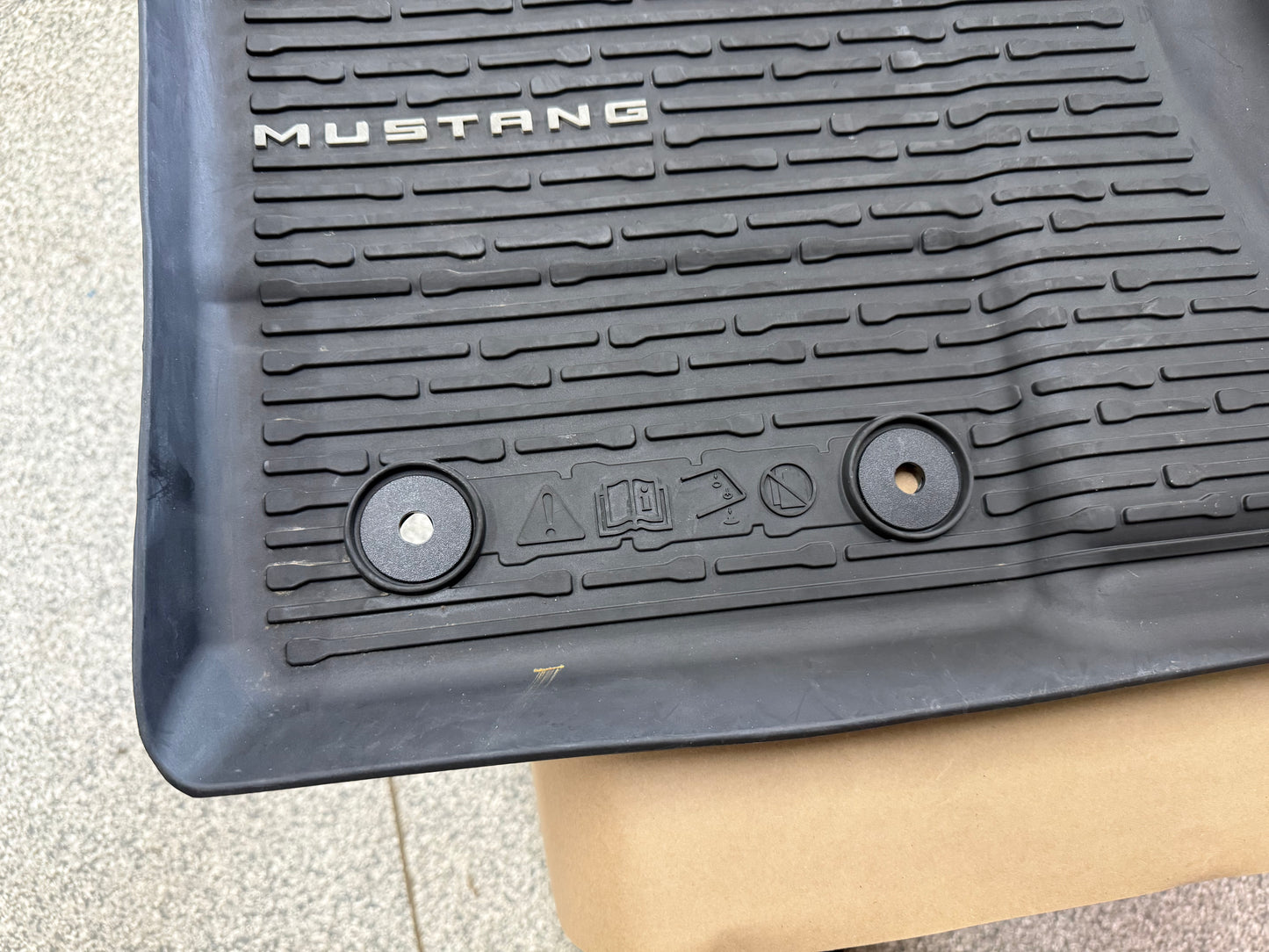 2024-2026 Ford Mustang Rubber Front & Rear Floor Mats