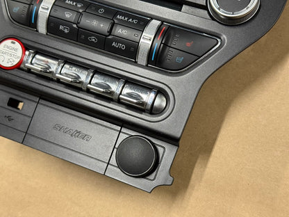 2015-2017 Ford Mustang GT Face Plate Premium Radio 8 inch Trim Piece