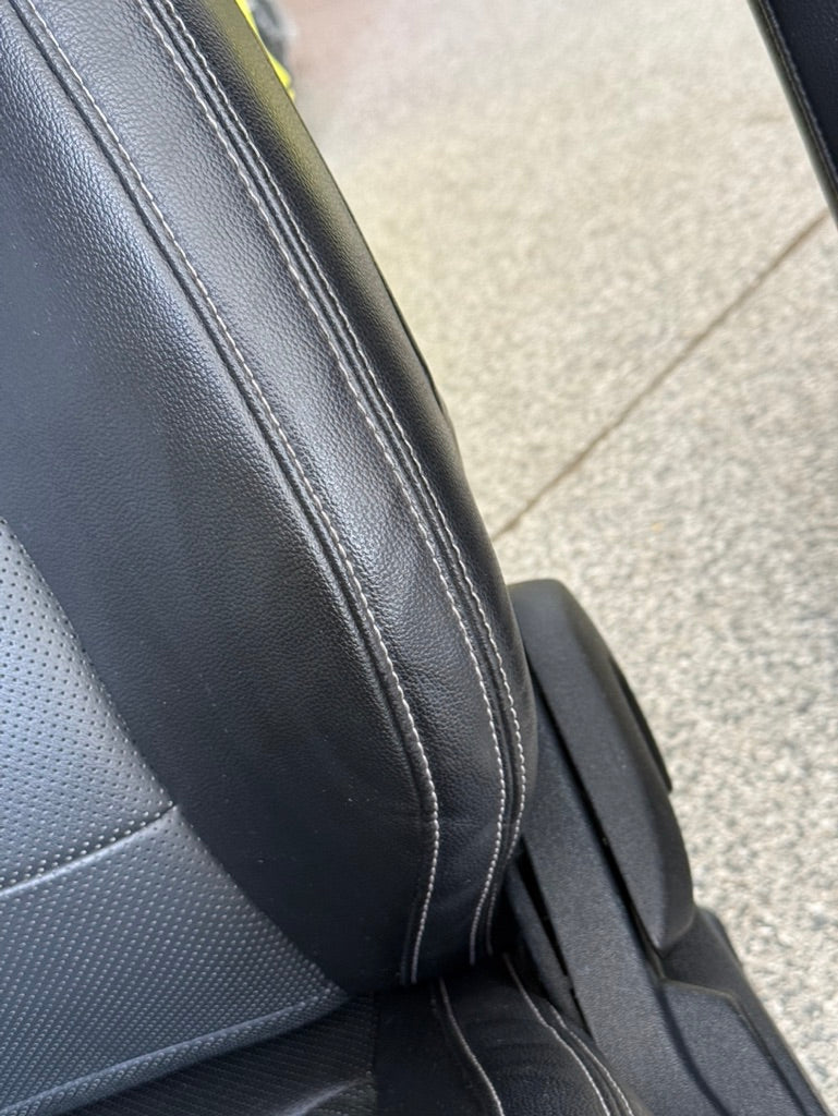 2018-2023 Ford Mustang GT Black Leather Convertible Front & Rear Seats
