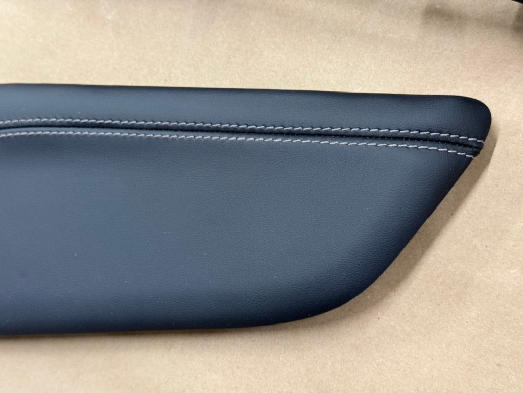 2024-2026 Ford Mustang Center Console Top Leather Wrapped Plastic Knee Pads