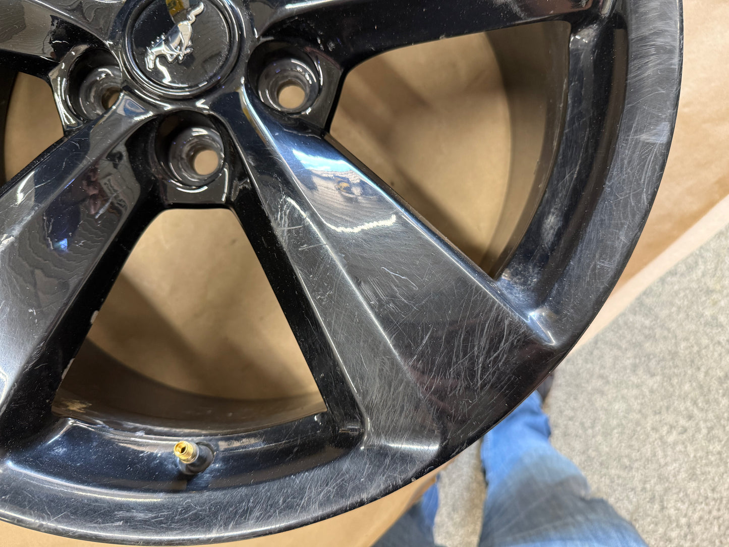 2015-2023 Ford Mustang GT Black Wheel Rim 19x8.5"