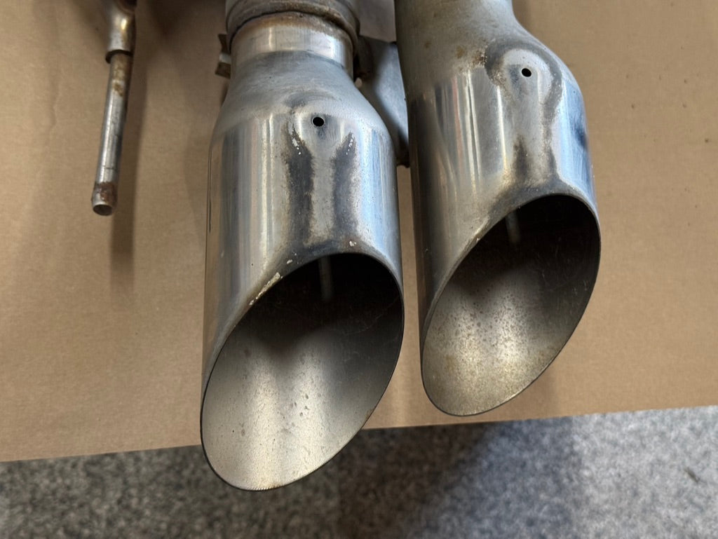 2018-2023 Ford Mustang GT Active Exhaust Quad Tip Mufflers